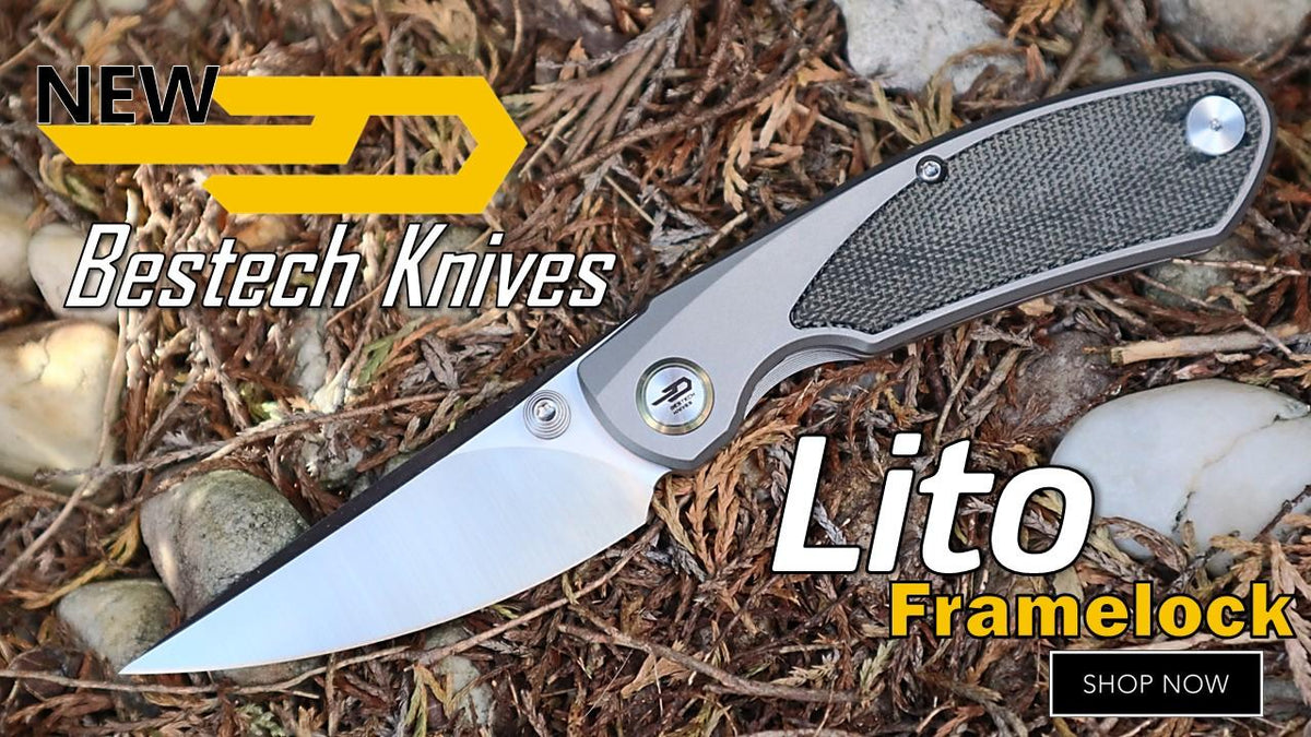Bestech Lito Titanium Folding Knife @ Atlantic Knife – Atlantic Knife ...
