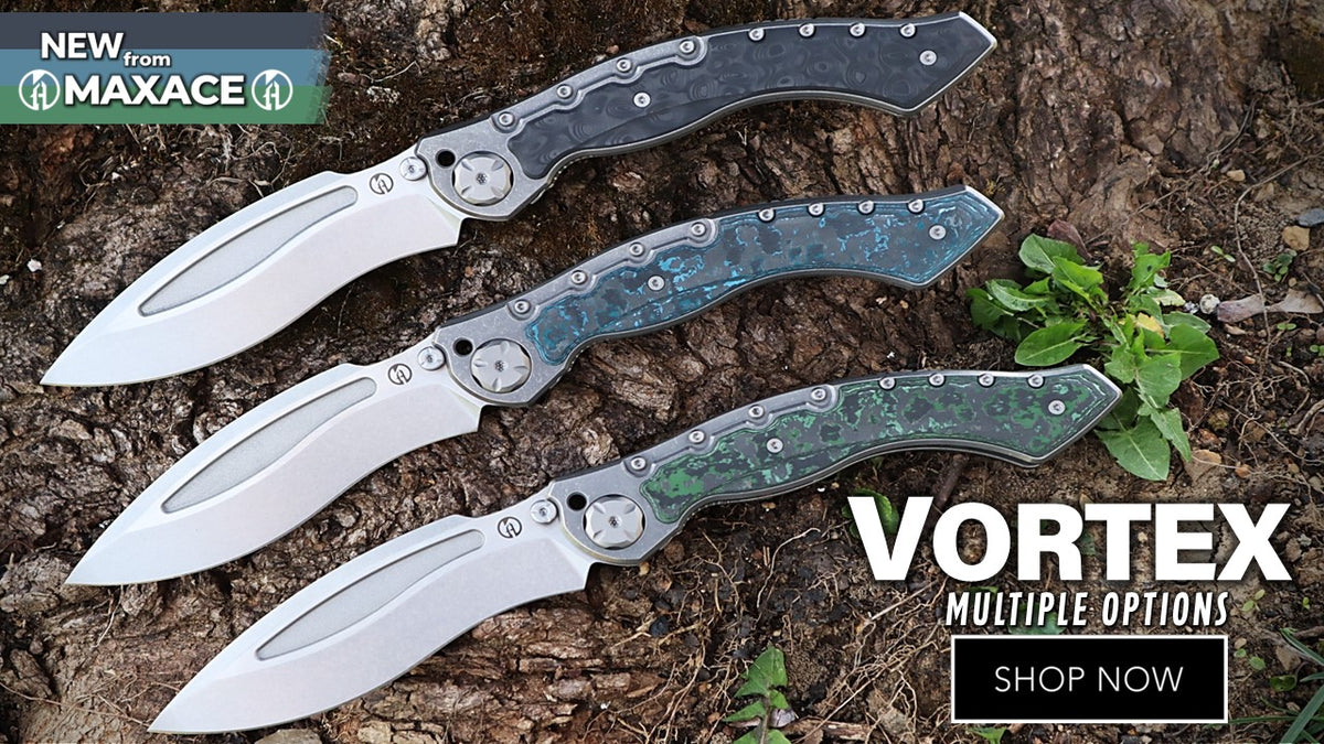 Maxace Vortex Titanium Folding Knife | Atlantic Knife – Atlantic Knife ...
