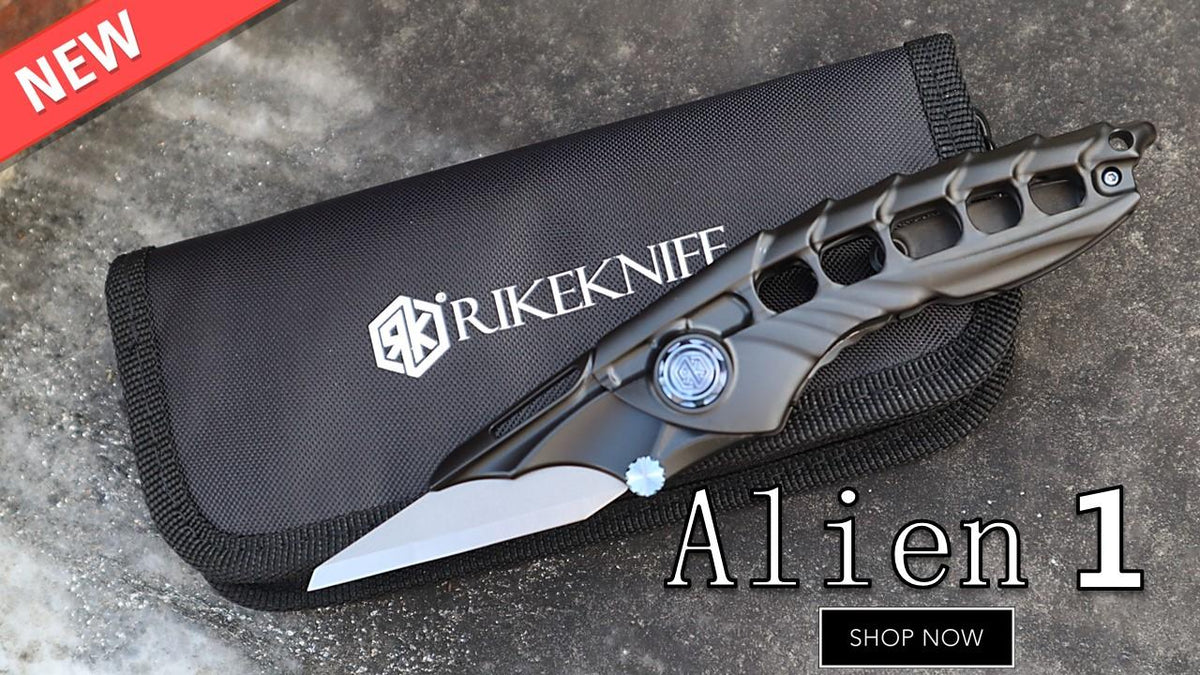 Rike Alien 1 M390 Knife @ Atlantic Knife – Atlantic Knife Company