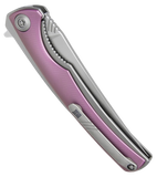 WE KNIFE Purple Linerlock Titanium Flipper M390 Folding Knife 704A