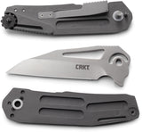 CRKT Raikiri Linerlock Dew Hara Flipper Folding Stainless Aluminum Knife 5040
