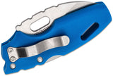 Cold Steel Pocket Knife Mini Tuff Lite Tri-Ad Lock Blue Folding Stainless 20MTB