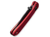 Civivi Qubit Button Lock Red Aluminum Folding 14C28N Drop Pt Pocket Knife 22030E2