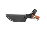 TOPS Armado 6.5 Tan Canvas Micarta 1095 Fixed Blade Knife w/ Belt Sheath ARM01
