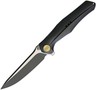 WE KNIFE CO Integral Black Titanium Handle Bohler M390 Folding Blade Knife 702D