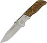 Boker Magnum Forest Ranger Linerlock Burl Wood Matte Folding Blade Knife 01MB233