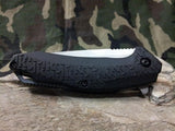 Kershaw Freefall A/O Folding Knife Stainless Tanto Plain Edge Reversible - 3840