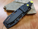 Kershaw Fixed Blade Yellow Sea Hunter Diver's Knife Dive - 1008blp