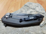 Zero Tolerance Blackwash Blade and Ti Handles S35vn Blackwash blade - 0095bw
