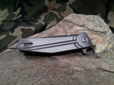 Kershaw Nura Folding Knife Folder Pocket Stainless Flipper KVT - 4030TIKVT