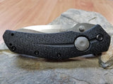Kershaw Thistle Stone Washed Blade Button Lock Folding Knife - 3812