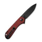 Civivi Elementum Linerlock Burgundy G10  D2 Folding Knife 907A1