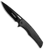 Boker Magnum Black Carbon & G10 Linerlock Folding Pocket Knife M01RY703