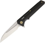 WE KNIFE 8" Black G10 Wharncliffe Flipper Folding Pocket Knife Bohler M390 705E