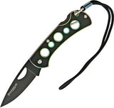 Boker Magnum Dark Rainbow Lockback Black Blade Folding Pocket Knife - M01SC014