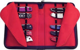 UNITED CUTLERY 16 SPACE POCKET KNIFE STORAGE CASE RUG W/ RED FELT LINING 1337
