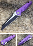 We Knife Co Ltd Model 609 Purple Black/Satin