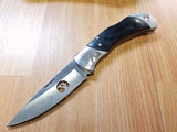 Elk Ridge Bear Folding Pocket Knife Wildlife Black Wood - 539br