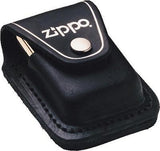 Zippo Lighter Black Leather USA Made Carrying Pouch Sheath 17050