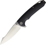 WE KNIFE Co Black Finish Folding Knife 4" Clip Point D2 Blade Folder 617b
