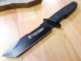 Smith & Wesson Homeland Security Tactical Tanto Fixed Blade Knife with sheath - swsur4