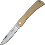 Boker Plus Yellow Lockback High Carbon Steel Folding Pocket Knife P01BO020