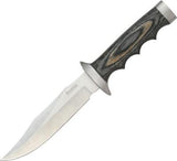 Boker 11" Magnum Safari Mate Black Wood Handle Fixed Bowie Blade Knife - M02MB207