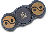 WE KNIFE Fidget Spinner Yin Yang Blue Titanium Hand Top Ceramic 2" - S01A