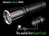 NEXTORCH MyTorch CREE LED Flashlight, 150 Lumens, PC Programmable - 3aaa