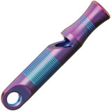 WE KNIFE Co. Purple & Blue Anodized Titanium Emergency Safety EDC Whistle - A05A