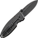 CRKT Squid Framelock Folding Pocket Knife  Drop Pt Black Blade - 2490ks