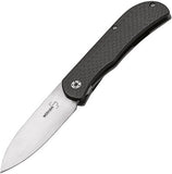 Boker Plus Exskelibur II Black Carbon Fiber S35VN Blade Folding Knife - P01BO136