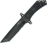 Boker Plus Armed Forces Tactical Tanto Black TiNi Stainless Fixed Knife P02BO216