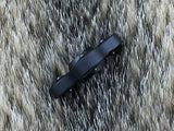 WE KNIFE Fidget Tri Black Titanium Hand Spinner Top Ceramic Ball Bearing 2" S02D