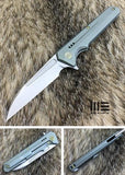 WE KNIFE 8" Green G10 Wharncliffe Flipper Folding Pocket Knife Bohler M390 705B