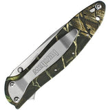 Kershaw Leek Linerlock A/O Assisted Camo 14C28N Folding Pocket Knife 1660CAMOX