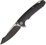 We Knife Co Black Satin Finish Folding Knife 4" Clip Point D2 Blade Folder 617a