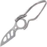 CRKT Daktyl Slide Lock Wharncliffe Blade Hole in One Gray Handle Knife 5151