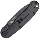 ESEE AVISPA Wasp Framelock Black Folding Blade Desert Tan Handle Knife 1301DTB
