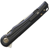 We Knife Co Array Framelock Black Titanium Handle CPM S35VN Folding Knife 718H