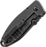 CRKT Squid Framelock Folding Pocket Knife  Drop Pt Black Blade - 2490ks