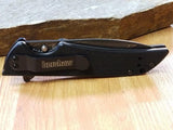 Kershaw Black G-10 Skyline Straight Blade Damascus Folding Pocket Knife - 1760dam
