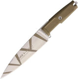 Extrema Ratio Psycho 19 Desert Camo Tan Bohler N690 Stainless Fixed Knife 19DC