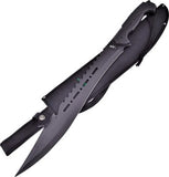 Frost 25" Sawback Fixed Stainless Machete Tac Xtreme w/ Black ABS Handle TX481BK