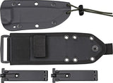 ESEE Model 4 Plain Edge Fixed Desert Tan Blade OD Green Knife + Sheath 4PMBDT