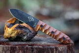 ESEE Camp-Lore PR4 9" Fixed Blade Black Oxide & Micarta Knife by Rollins' PR4BO