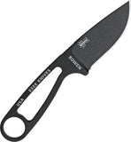 ESEE Izula 6.25" Signature Model Black Fixed Blade Skeletonized Handle Knife IBS