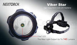 Nextorch NXVS Viker Star Adjustable LED Headlamp 299 Lumens - nxvs