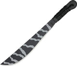 Marbles 20.25" Camo Fixed Blade El Salvador Machete w/ Black Wrapped Handle 12714CAT