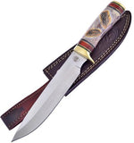 Frost Red Plains Chief Bowie Chipaway Bone Handle Stainless Fixed Knife CW3992IN